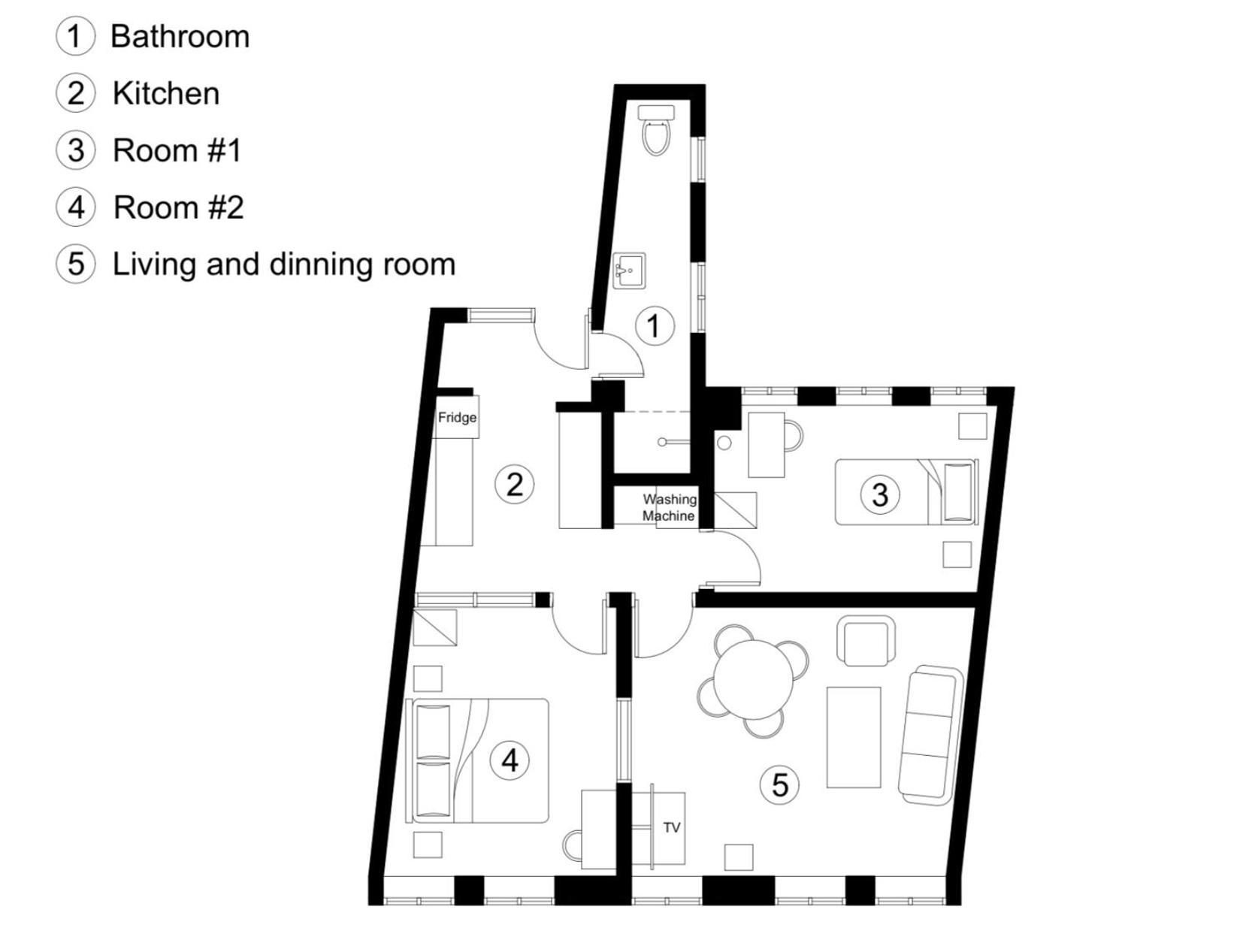 Апартаменты Brooklyn Penthouse Копенгаген Экстерьер фото